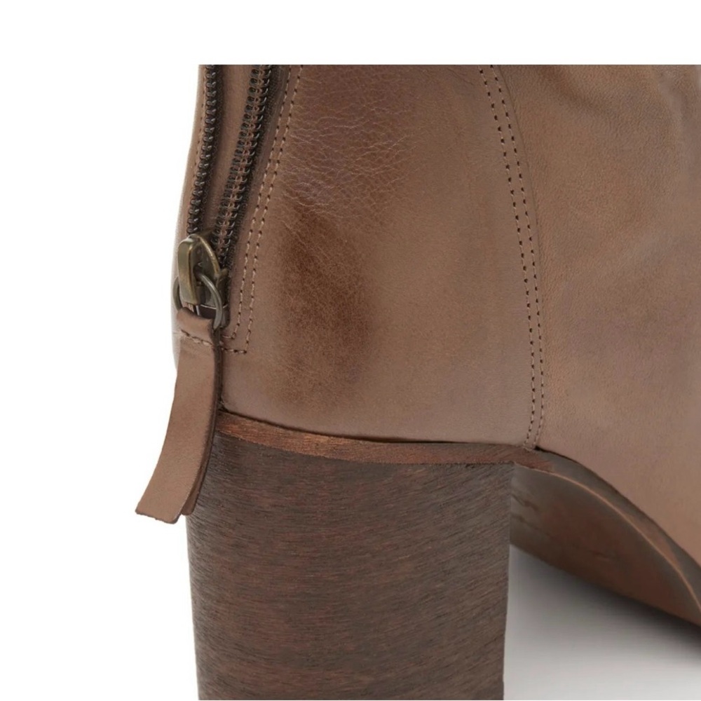 Free People Brown Leather Women's Boots Size 11 - Picture 8 of 16